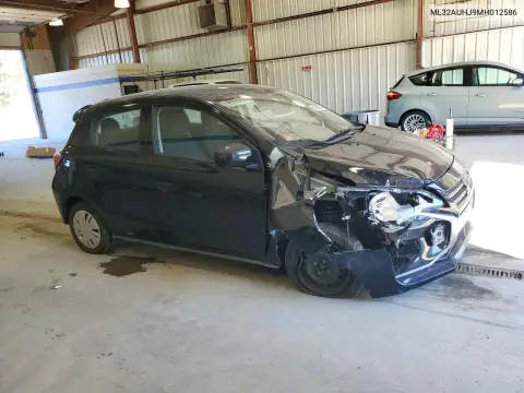 ML32AUHJ9MH012586 — 2021 Mitsubishi Mirage, ფოტო 4, Copart, წინა ნაწილი