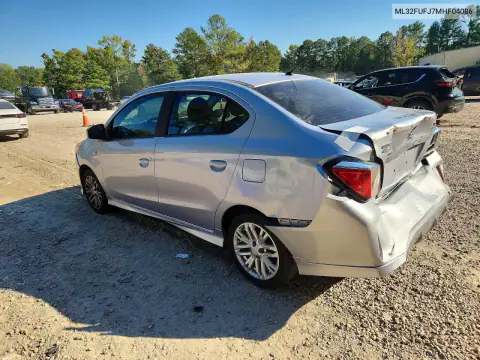 ML32FUFJ7MHF04086 — 2021 Mitsubishi Mirage, foto 2 de Copart, Parte trasera