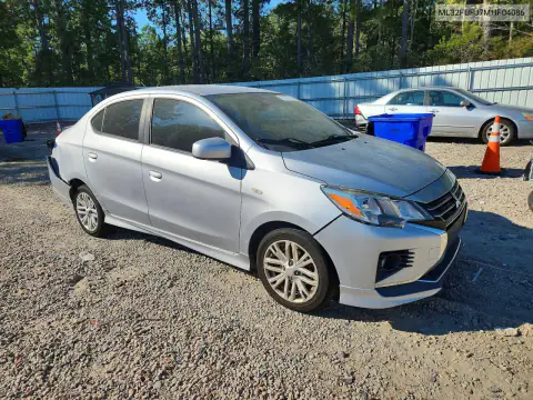 ML32FUFJ7MHF04086 — 2021 Mitsubishi Mirage, foto 4 de Copart, Parte trasera