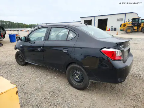 ML32FUFJ1NHF02027 — 2022 Mitsubishi Mirage, ფოტო 2, Copart, წინა ნაწილი
