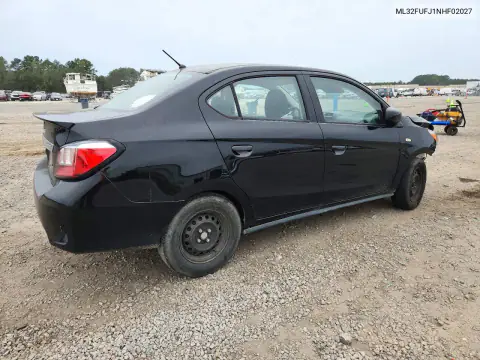 ML32FUFJ1NHF02027 — 2022 Mitsubishi Mirage, ფოტო 3, Copart, წინა ნაწილი