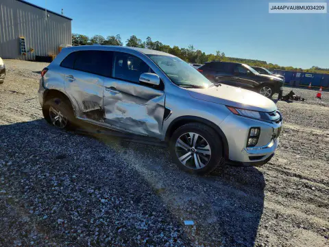 2021 Mitsubishi Outlander Sport Se VIN JA4APVAU8MU034209 фото 4