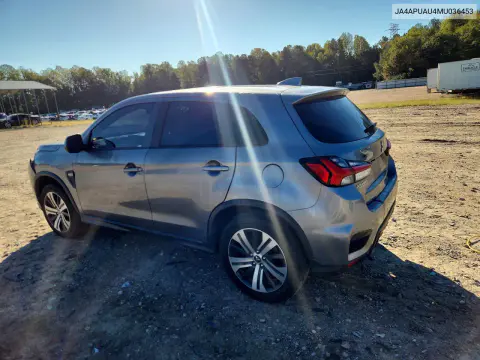 2021 Mitsubishi Outlander Sport Es VIN JA4APUAU4MU036453 фото 2