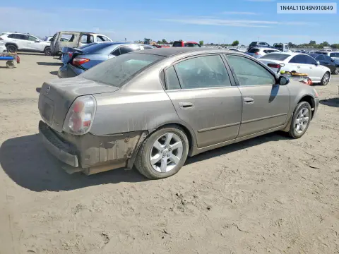 2005 Nissan Altima 2.5 VIN 1N4AL11D45N910849 фото 3