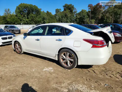 2013 Nissan Altima 2.5 VIN 1N4AL3AP4DC173149 фото 2