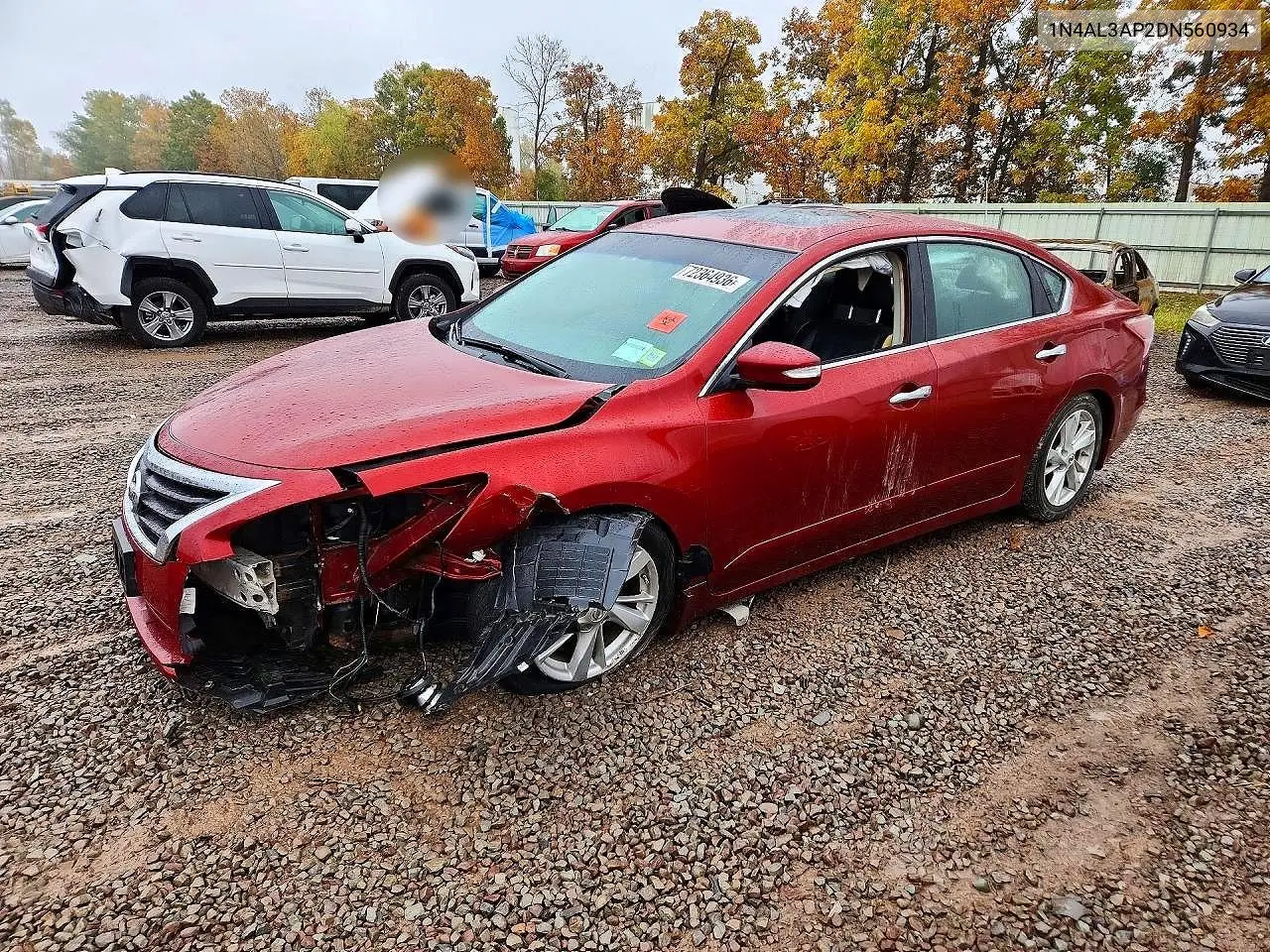 2013 Nissan Altima 2.5 Sl VIN 1N4AL3AP2DN560934 фото 1
