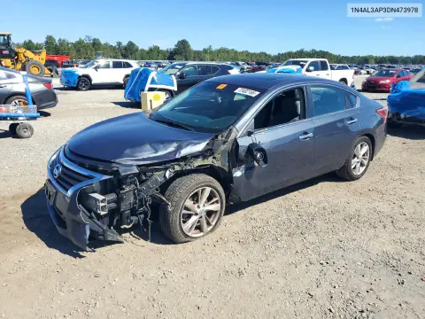 1N4AL3AP3DN473978 — 2013 Nissan Altima, Передняя часть, фото до ремонта