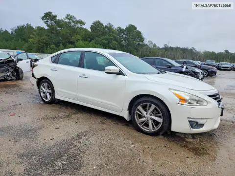 1N4AL3AP7EC126568 — 2014 Nissan Altima, photo 4 from Copart, Rear end