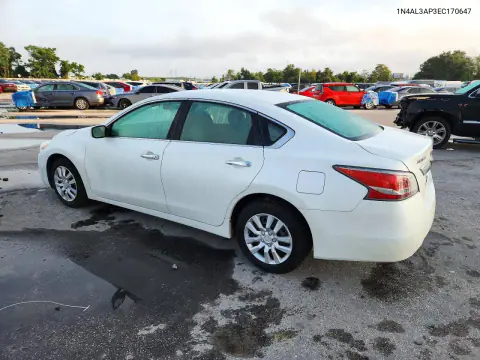 2014 Nissan Altima 2.5 S VIN 1N4AL3AP3EC170647 фото 2