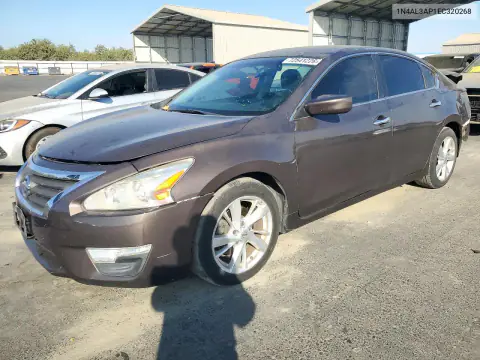 1N4AL3AP1EC320268 — 2014 Nissan Altima, Задняя часть, фото до ремонта