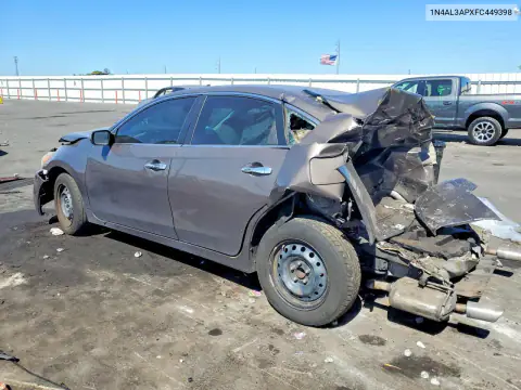 1N4AL3APXFC449398 — 2015 Nissan Altima, фото 2 с аукциона Copart 19.10.2026, Задняя часть