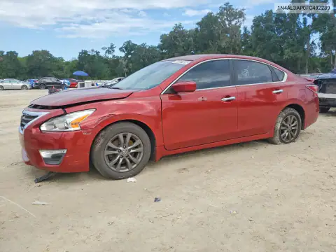 1N4AL3AP0FC492289 Nissan Altima 2015 — uszkodzenie Przód, zdjęcie przed naprawą