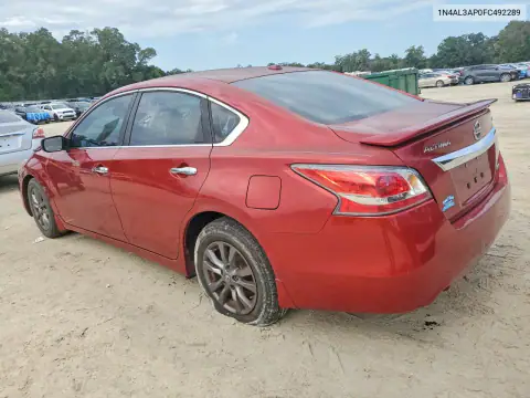 1N4AL3AP0FC492289 — 2015 Nissan Altima, zdjęcie 2 z Copart 15.10.2026, Przód