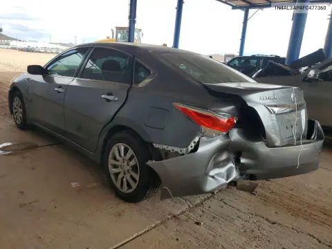 2015 Nissan Altima 2.5 S VIN 1N4AL3AP4FC477360 фото 2