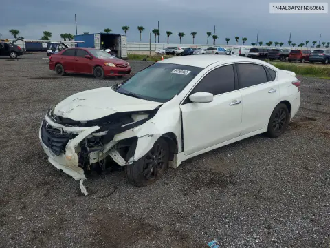 2015 Nissan Altima 2.5 S VIN 1N4AL3AP2FN359666 фото 1
