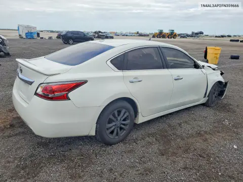 2015 Nissan Altima 2.5 S VIN 1N4AL3AP2FN359666 фото 3