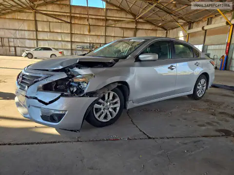 1N4AL3AP8FC412866 — 2015 Nissan Altima, Передняя часть, фото до ремонта