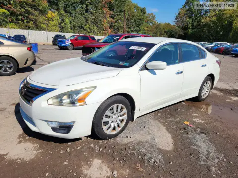 1N4AL3APXFC411928 — 2015 Nissan Altima, Боковая часть, фото до ремонта