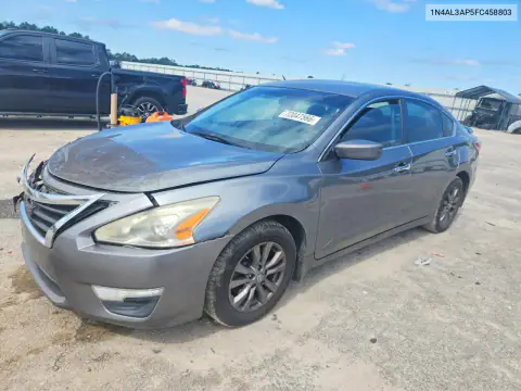 1N4AL3AP5FC458803 — 2015 Nissan Altima, Przód, zdjęć przed naprawą