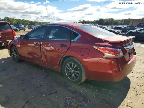 1N4AL3APXFC496592 — 2015 Nissan Altima, фото 2 с аукциона Copart 20.10.2026, Передняя часть