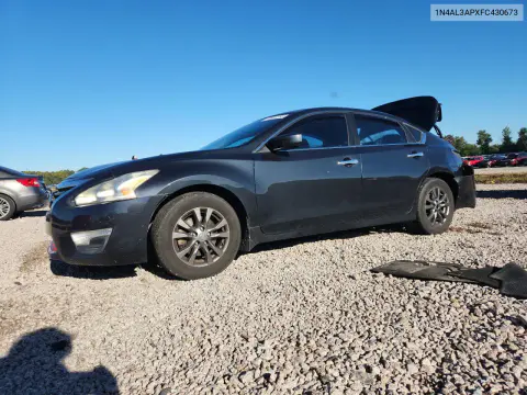 2015 Nissan Altima 2.5 S VIN 1N4AL3APXFC430673 фото 1