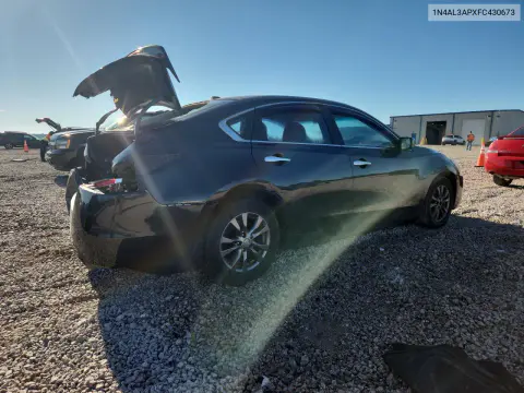 2015 Nissan Altima 2.5 S VIN 1N4AL3APXFC430673 фото 3
