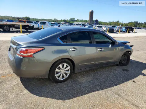 2015 Nissan Altima 2.5 S VIN 1N4AL3AP7FN385471 фото 3