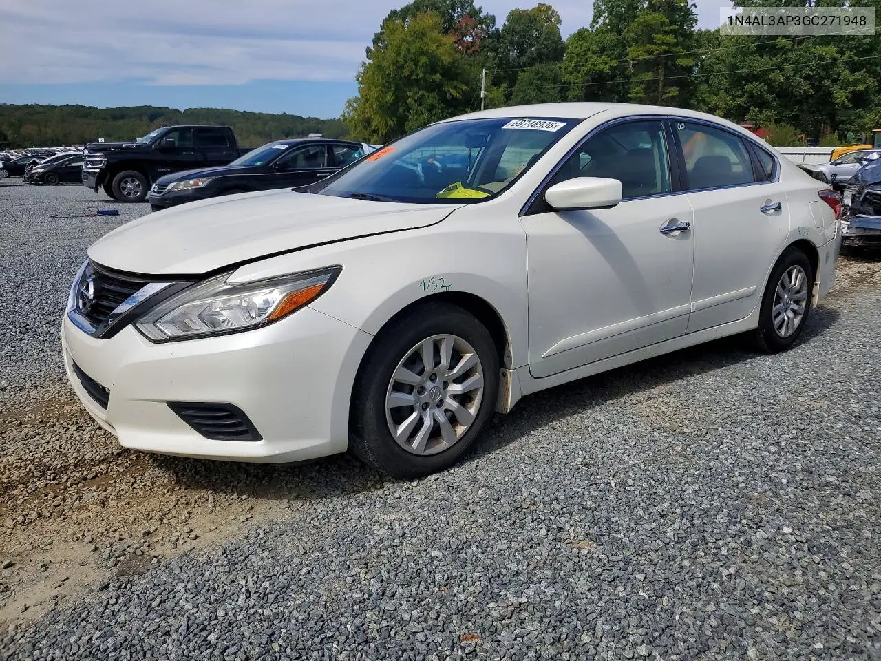 2016 Nissan Altima 2.5 S VIN 1N4AL3AP3GC271948 фото 1