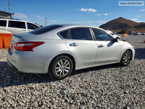 2016 Nissan Altima 2.5 S VIN 1N4AL3AP3GN378647 фото 3