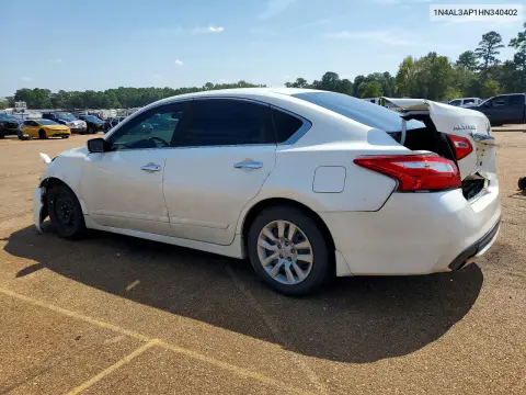 2017 Nissan Altima 2.5 S VIN 1N4AL3AP1HN340402 фото 2