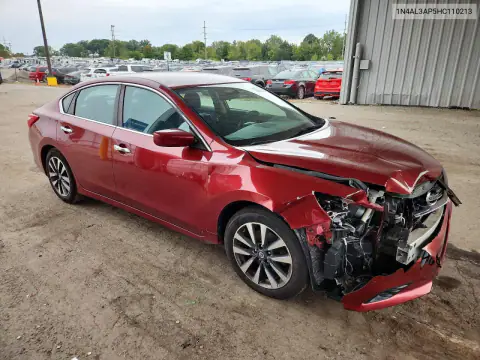 1N4AL3AP5HC110213 — 2017 Nissan Altima, zdjęcie 4 z Copart, Przód