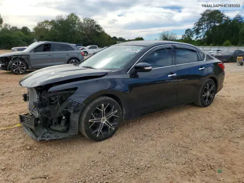 1N4AL3AP9HC189353 — 2017 Nissan Altima, ПЕРЕДНЯЯ ЧАСТЬ, фото до ремонта