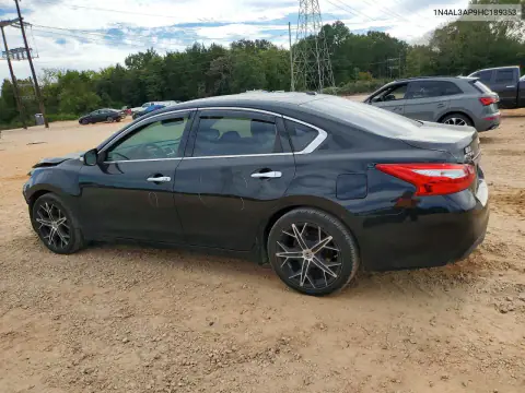 1N4AL3AP9HC189353 — 2017 Nissan Altima, photo 2 from Copart 26.10.2026, Front end
