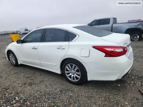 1N4AL3APXHC244022 — 2017 Nissan Altima, ფოტო 2, Copart 20.10.2026, გვერდითი ნაწილი