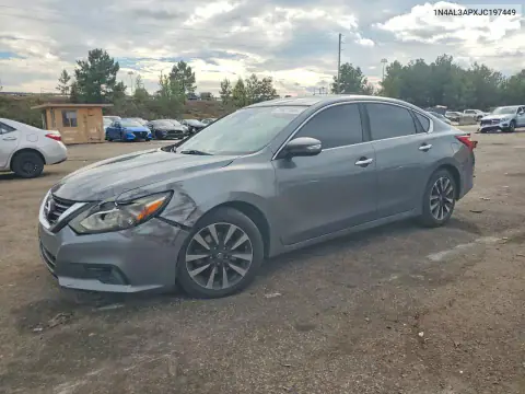 1N4AL3APXJC197449 — 2018 Nissan Altima, Parte delantera, fotos antes de reparar