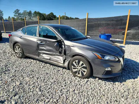 1N4BL4BV4KC119807 — 2019 Nissan Altima, photo 4 from Copart, Side