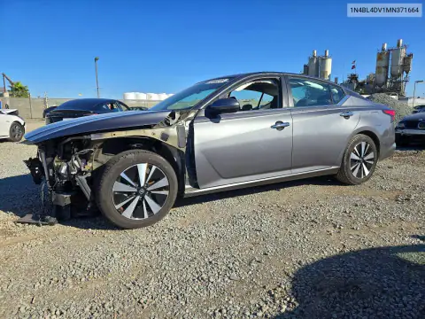 1N4BL4DV1MN371664 — 2021 Nissan Altima, Parte delantera, fotos antes de reparar