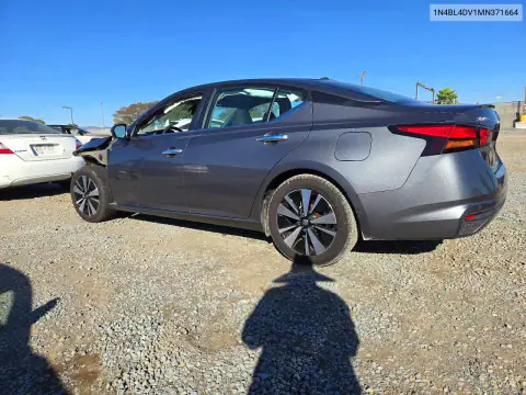 1N4BL4DV1MN371664 — 2021 Nissan Altima, фото 2 с аукциона Copart, ПЕРЕДНЯЯ ЧАСТЬ