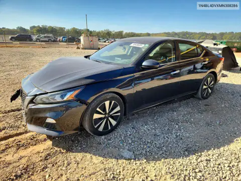 1N4BL4DVXMN308286 — 2021 Nissan Altima, წინა ნაწილი, ფოტოები შეკეთებამდე