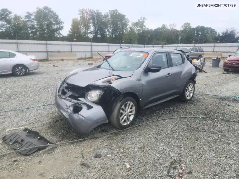 JN8AF5MR2HT701789 — 2017 Nissan Juke, Задняя часть, фото до ремонта