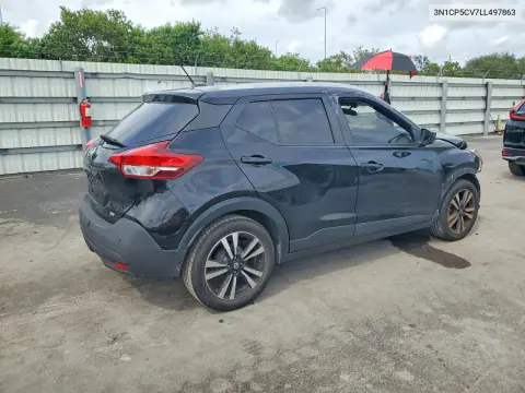 2020 Nissan Kicks Sv VIN 3N1CP5CV7LL497863 фото 3