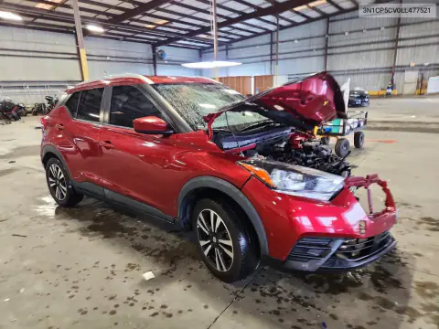 2020 Nissan Kicks Sv VIN 3N1CP5CV0LL477521 фото 4
