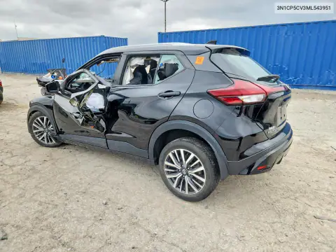 3N1CP5CV3ML543951 — 2021 Nissan Kicks, фото 2 с аукциона Copart 20.10.2026, Повреждения со всех сторон