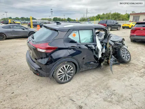 3N1CP5CV3ML543951 — 2021 Nissan Kicks, фото 3 с аукциона Copart 20.10.2026, Повреждения со всех сторон