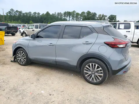 2021 Nissan Kicks Sv VIN 3N1CP5CV0ML552266 фото 2