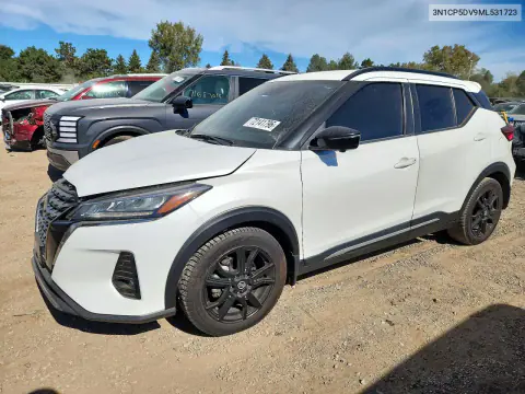 2021 Nissan Kicks Sr VIN 3N1CP5DV9ML531723 фото 1