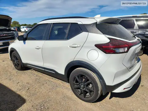 2021 Nissan Kicks Sr VIN 3N1CP5DV9ML531723 фото 2
