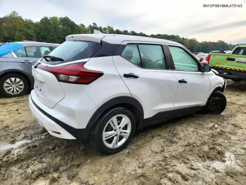 2021 Nissan Kicks S VIN 3N1CP5BV8ML475163 фото 3