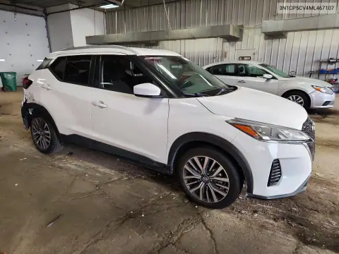 3N1CP5CV4ML467107 — 2021 Nissan Kicks, ფოტო 4, Copart, უკანა ნაწილი