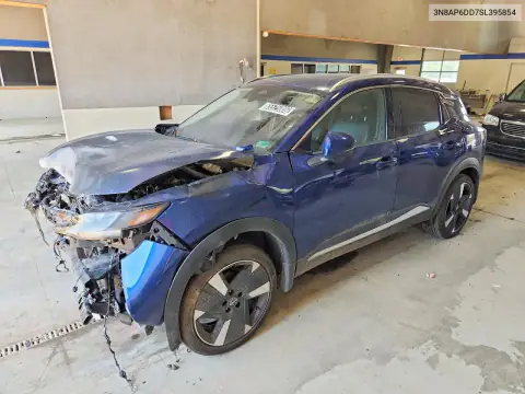 3N8AP6DD7SL395854 Nissan Kicks 2025 — uszkodzenie Pożar, zdjęcie przed naprawą